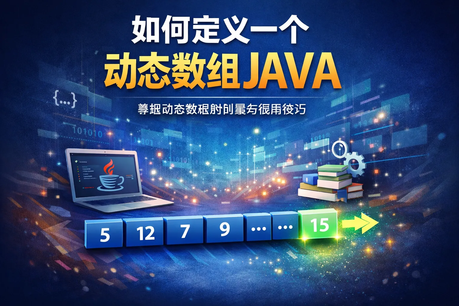 如何定义一个动态数组JAVA