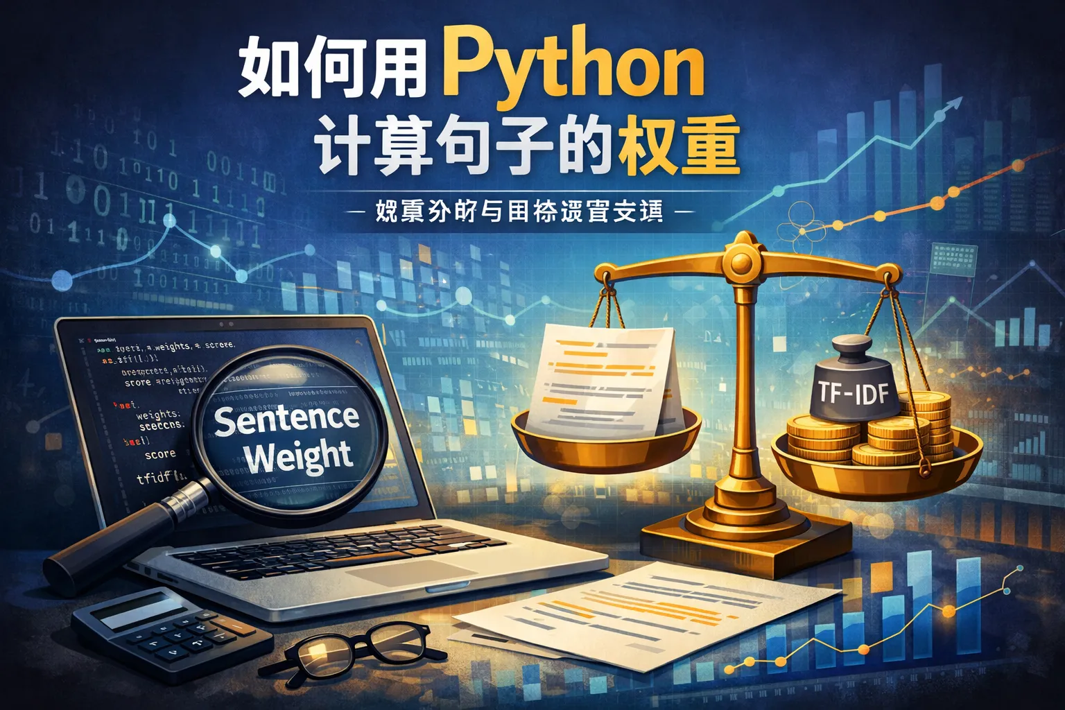 如何用python计算句子的权重