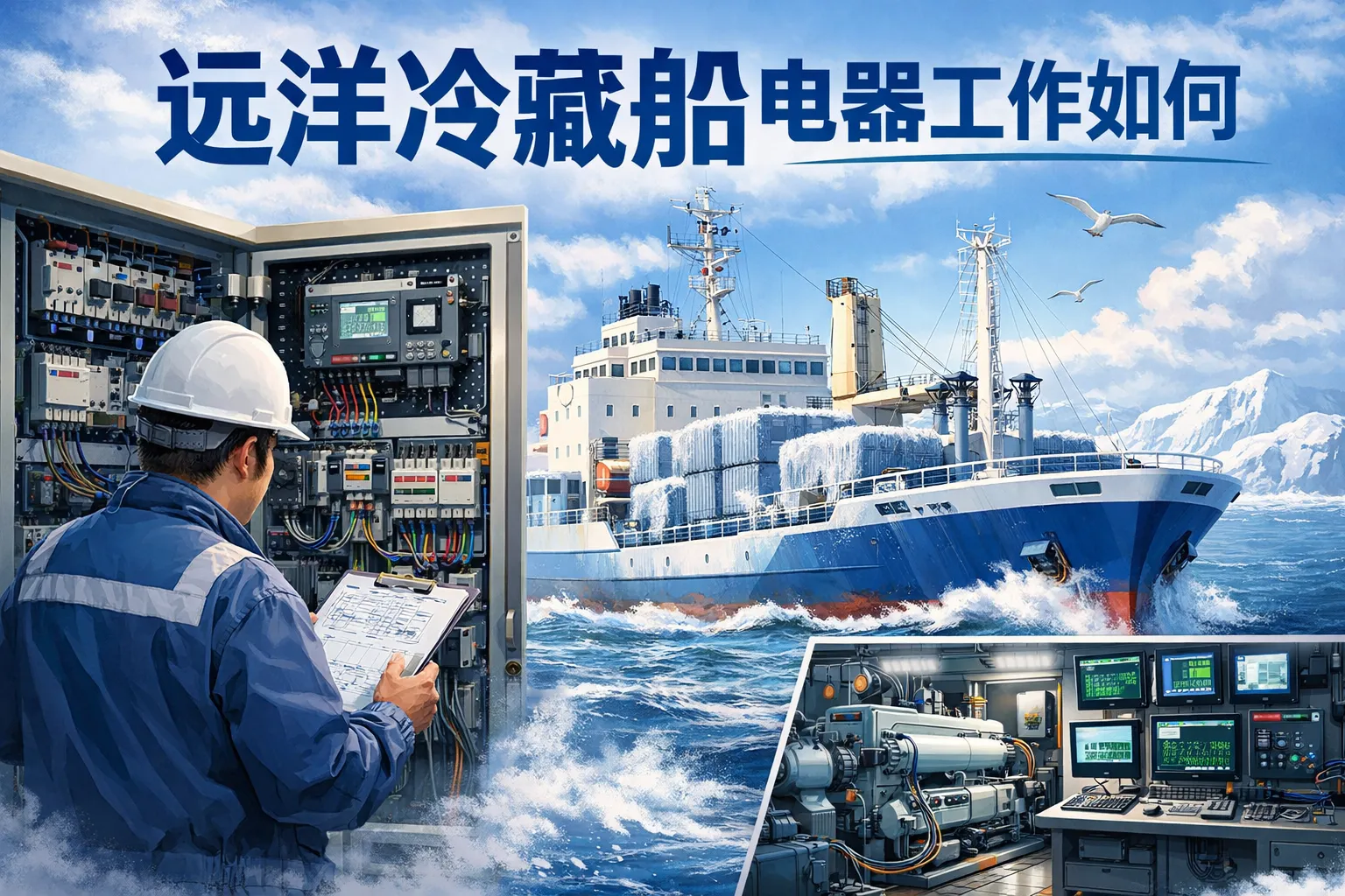 远洋冷藏船电器工作如何