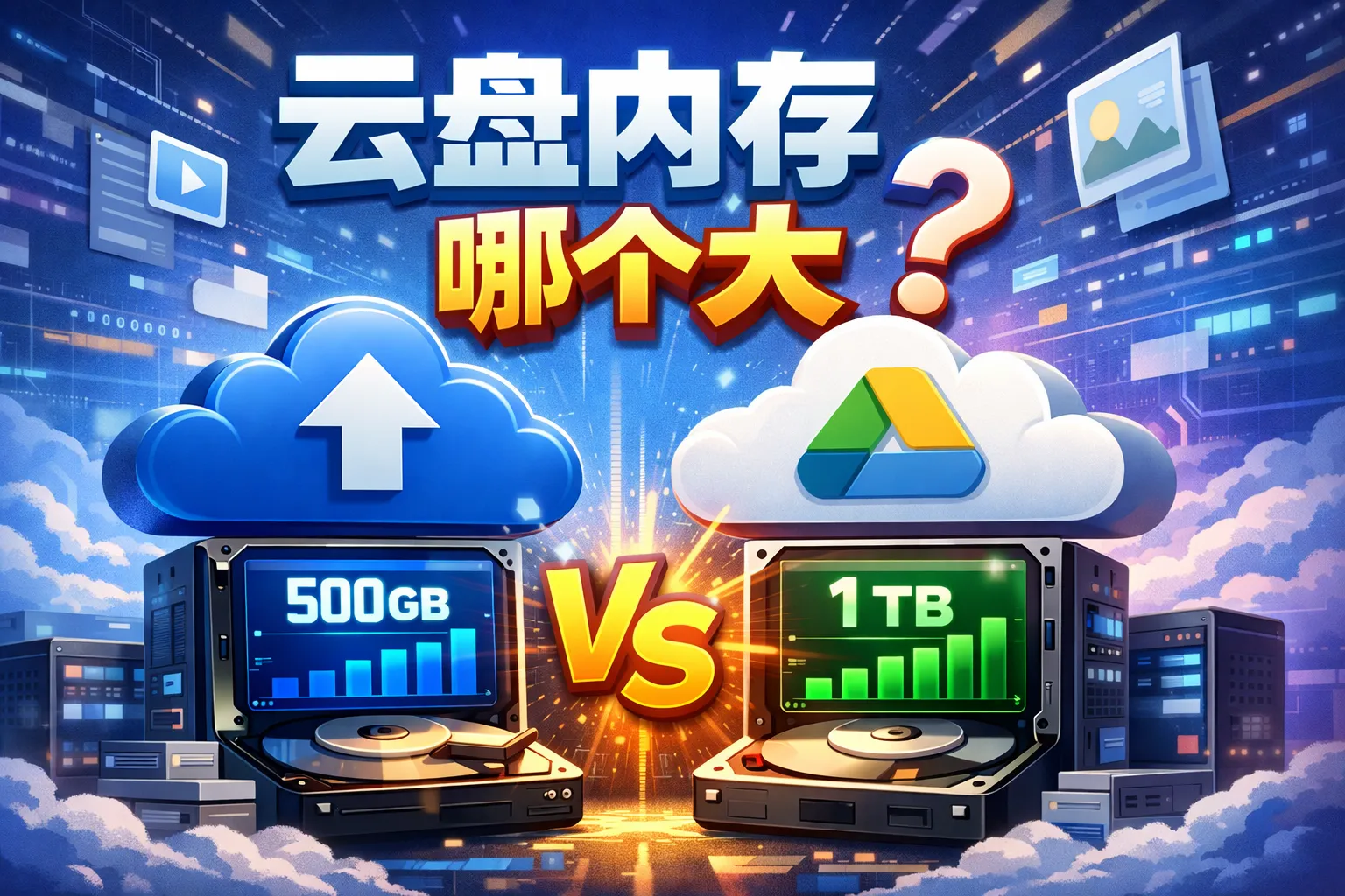 云盘内存哪个大