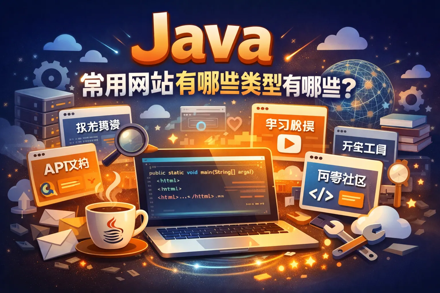 java常用网站有哪些类型有哪些