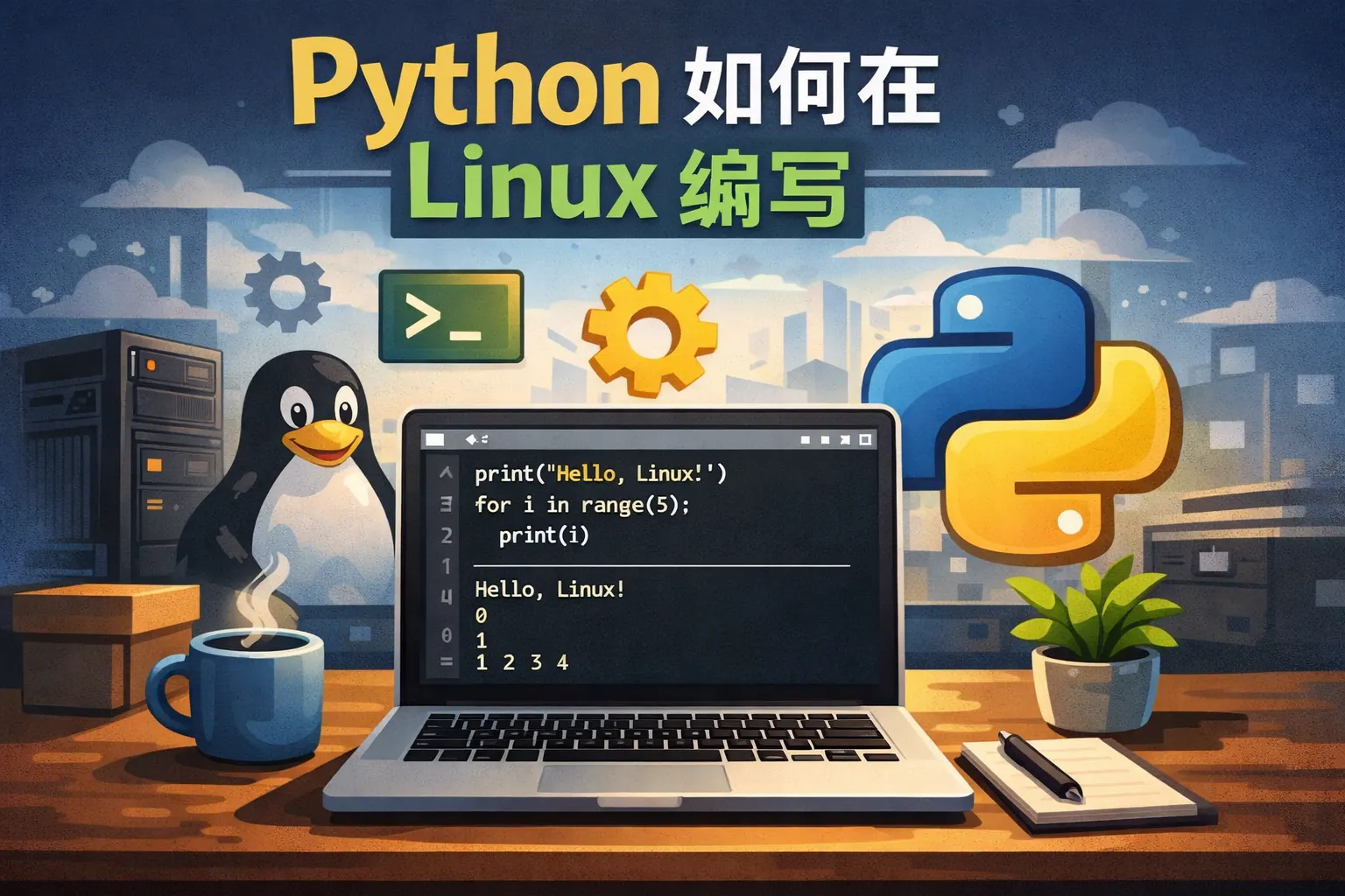 python如何在linux编写的