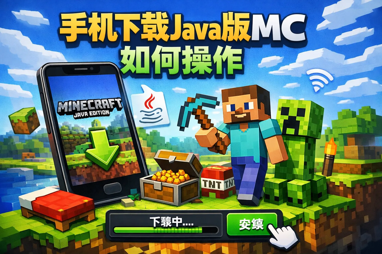 手机下载java版mc如何操作