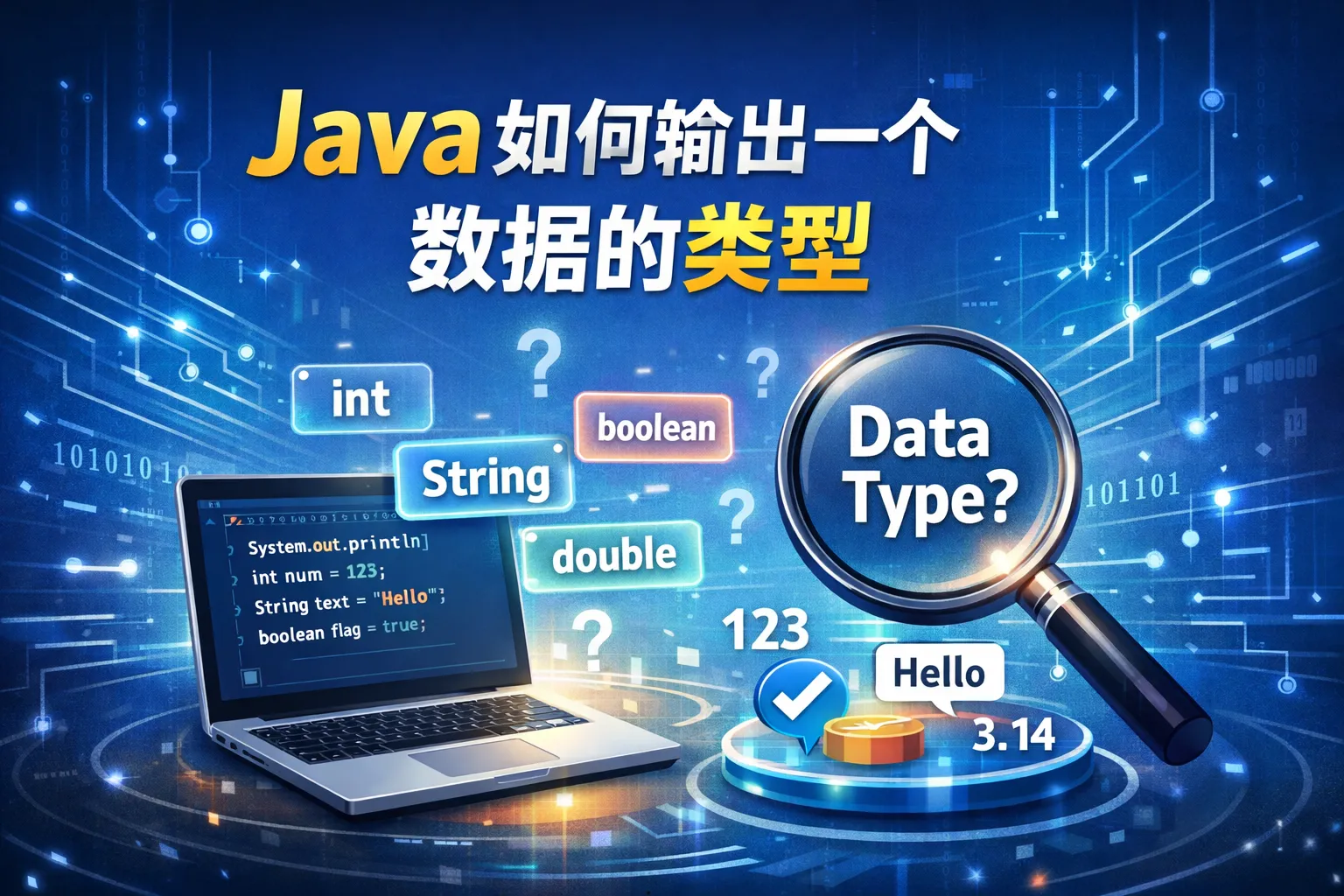 java如何输出一个数据的类型