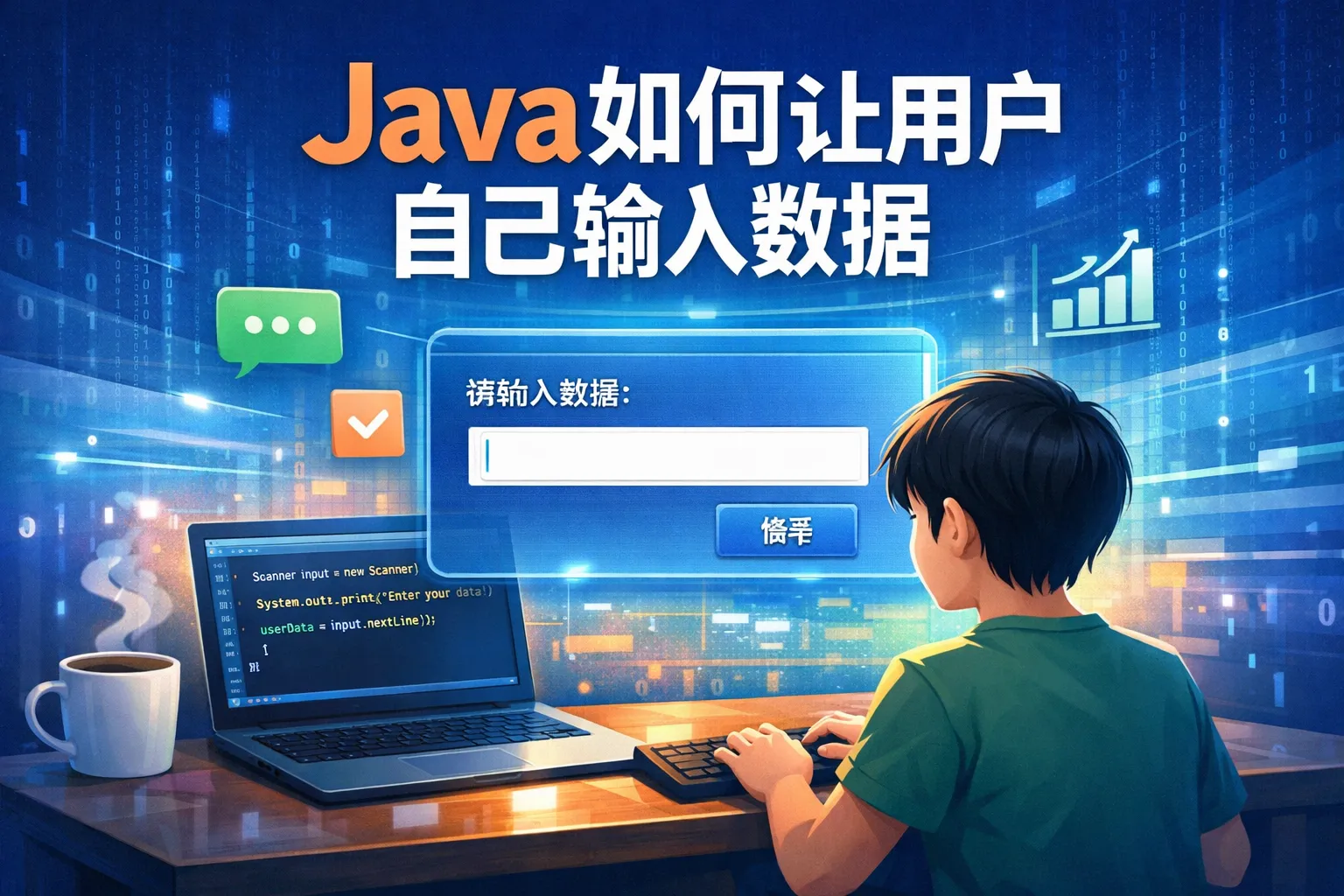 java如何让用户自己输入数据
