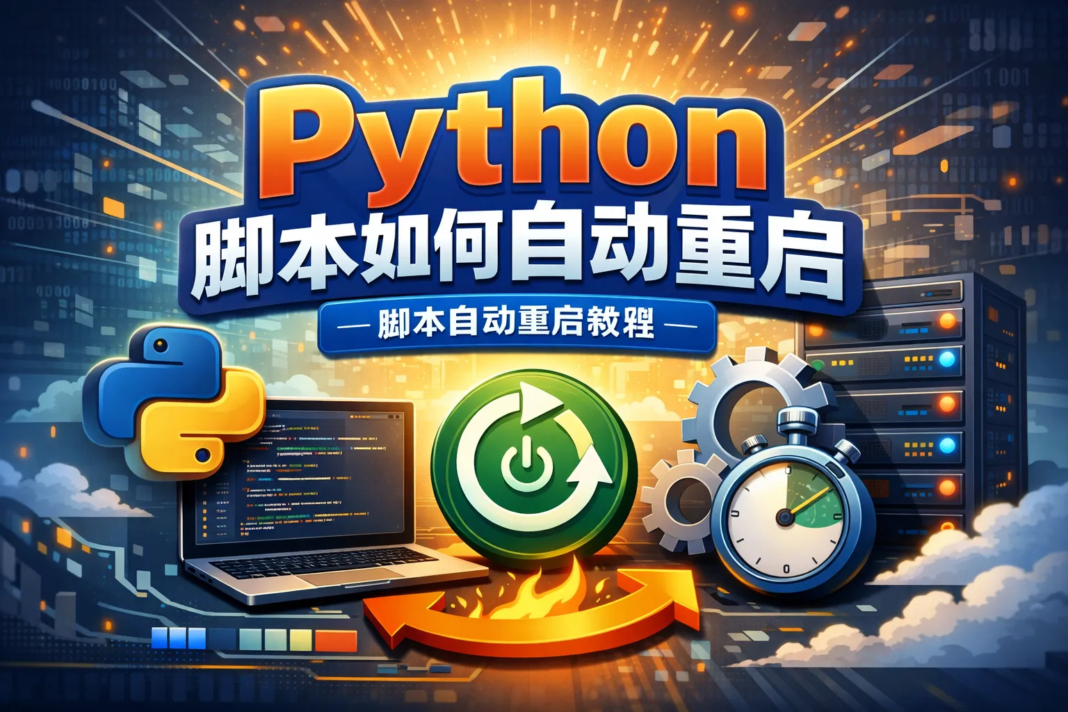 python脚本如何自动重启