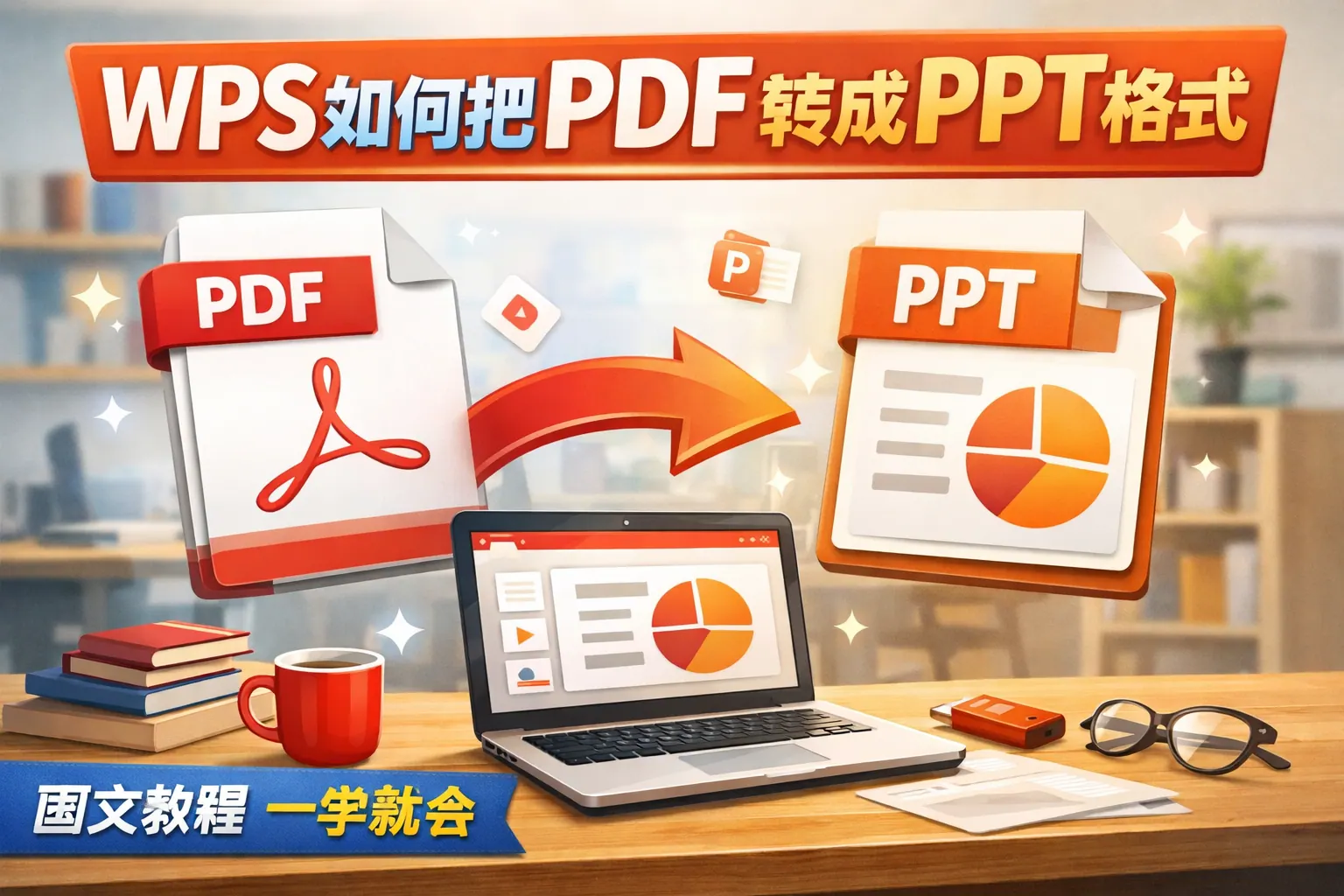 wps如何把pdf转成ppt格式