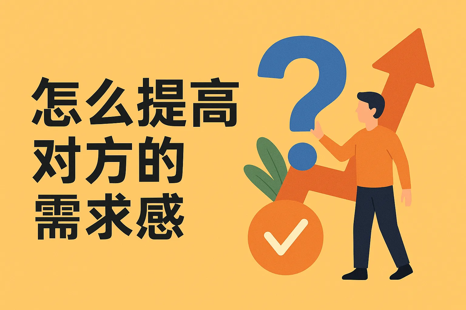 怎么提高对方的需求感