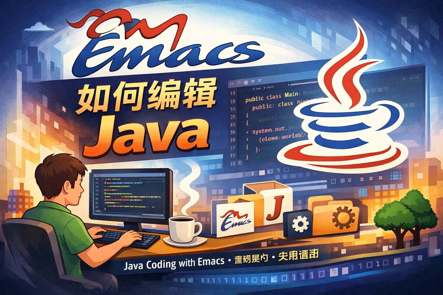 emacs如何编辑java