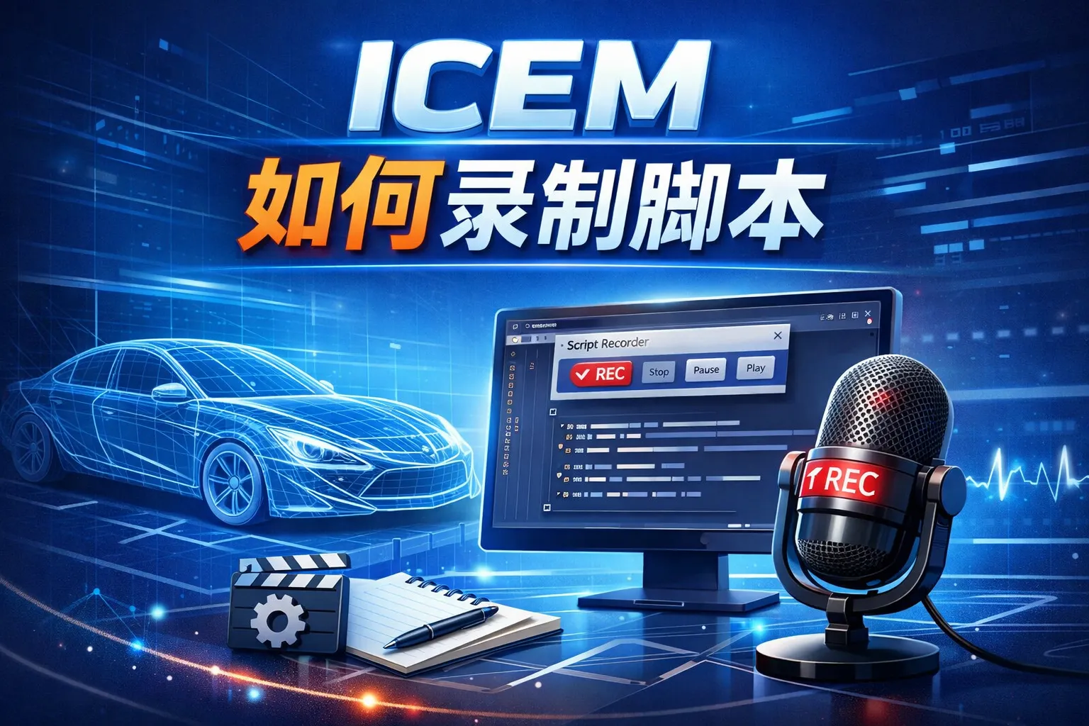 ICEM如何录制脚本