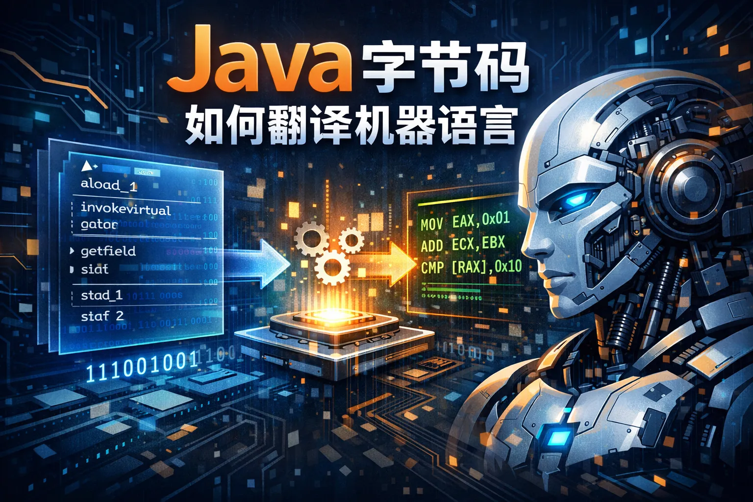 java字节码如何翻译机器语言