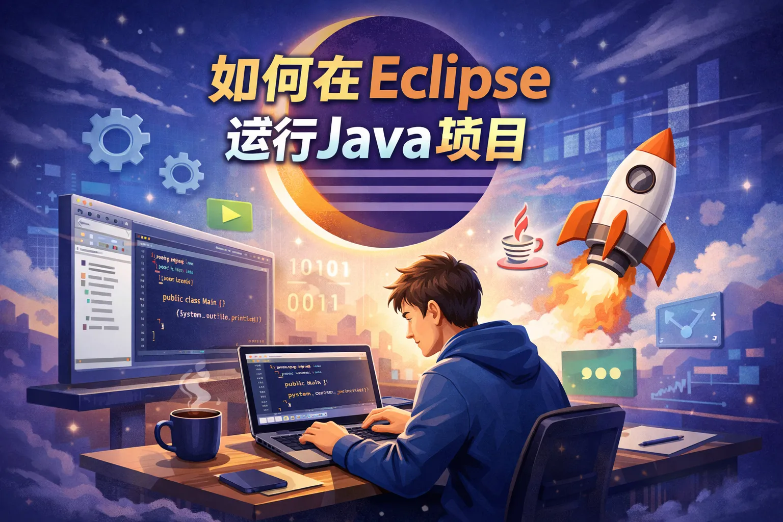 如何在eclipse运行java项目