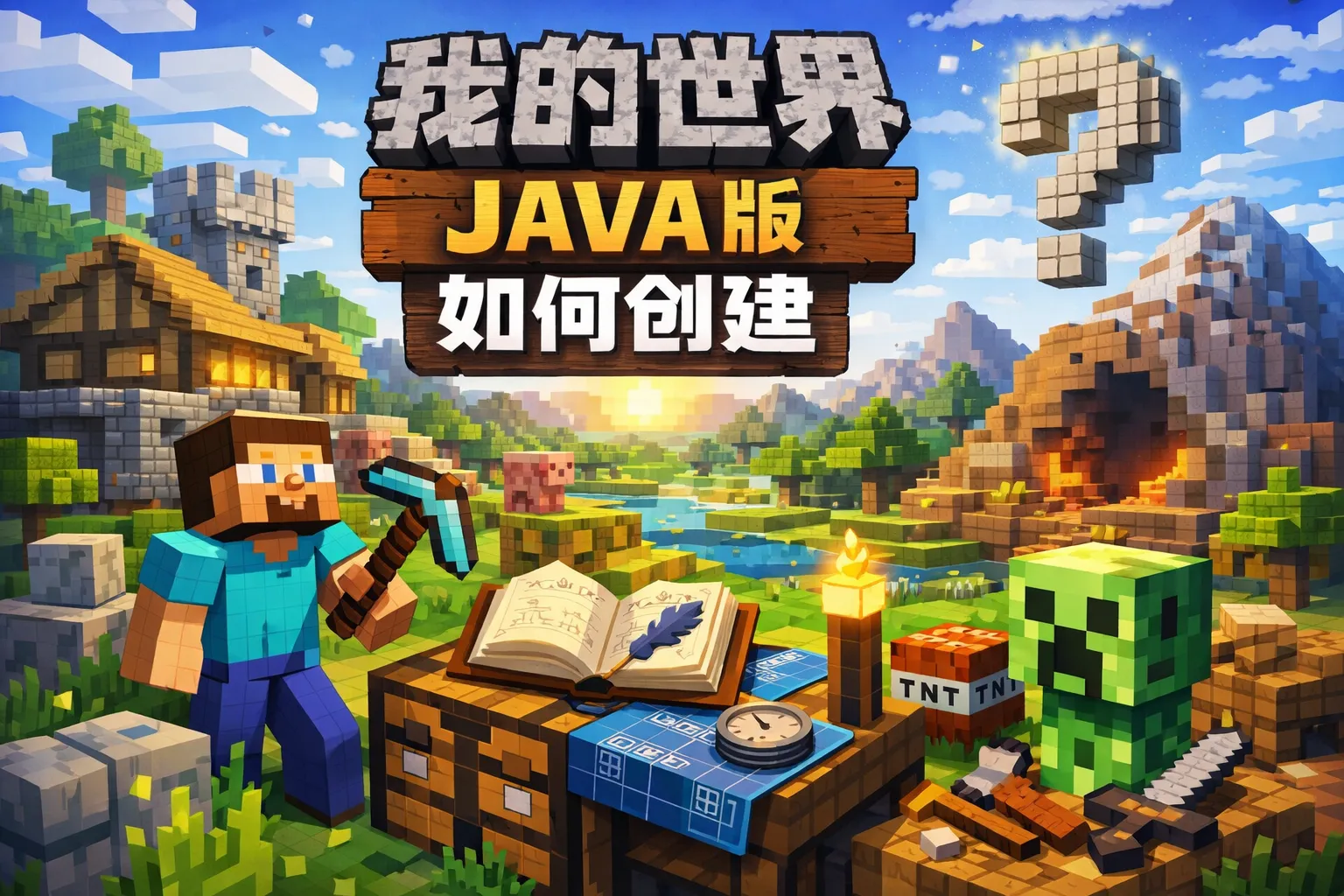 我的世界java版如何创建