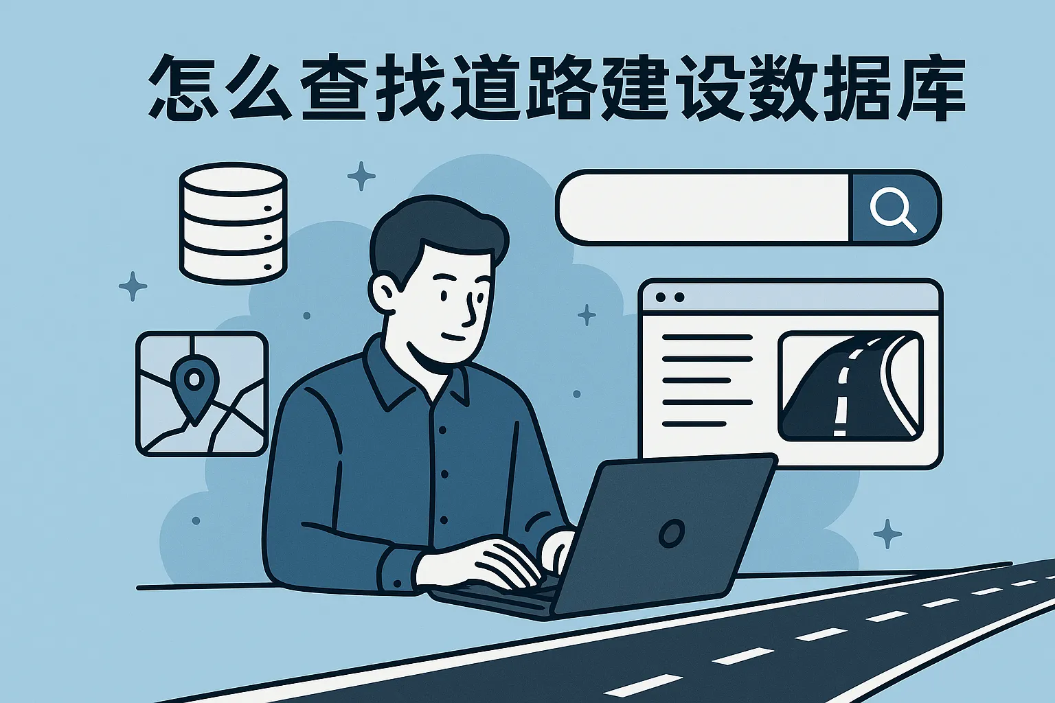 怎么查找道路建设数据库