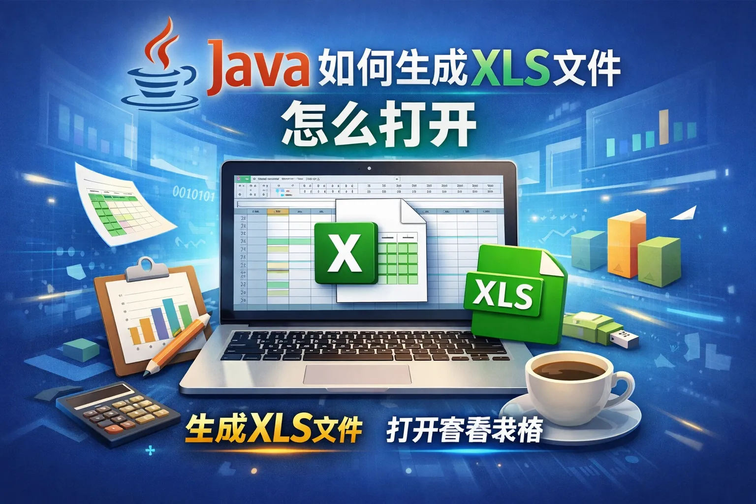 java如何生成xls文件怎么打开