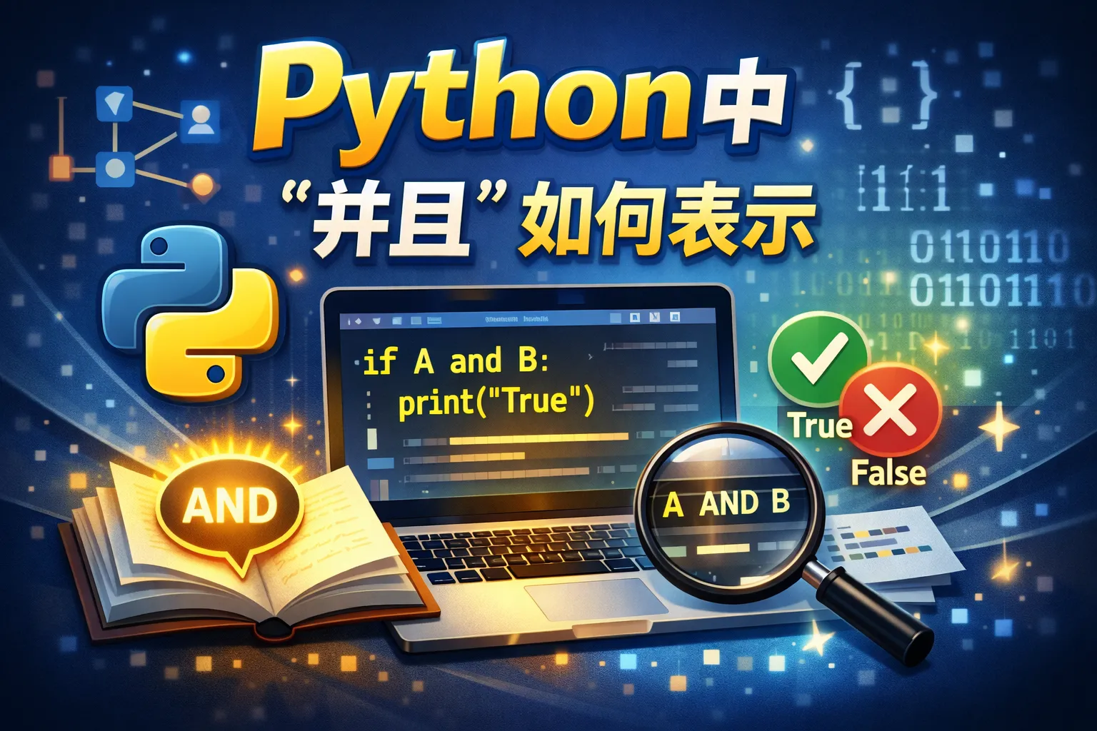 python中并且如何表示