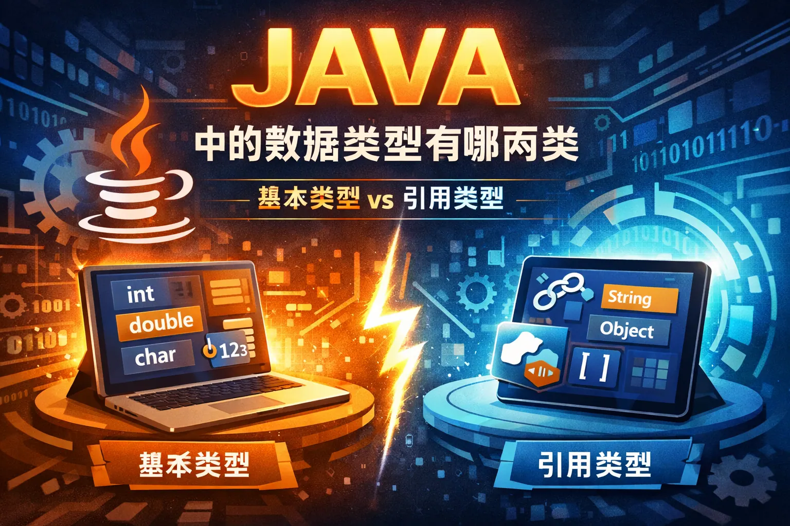 java中的数据类型有哪两类