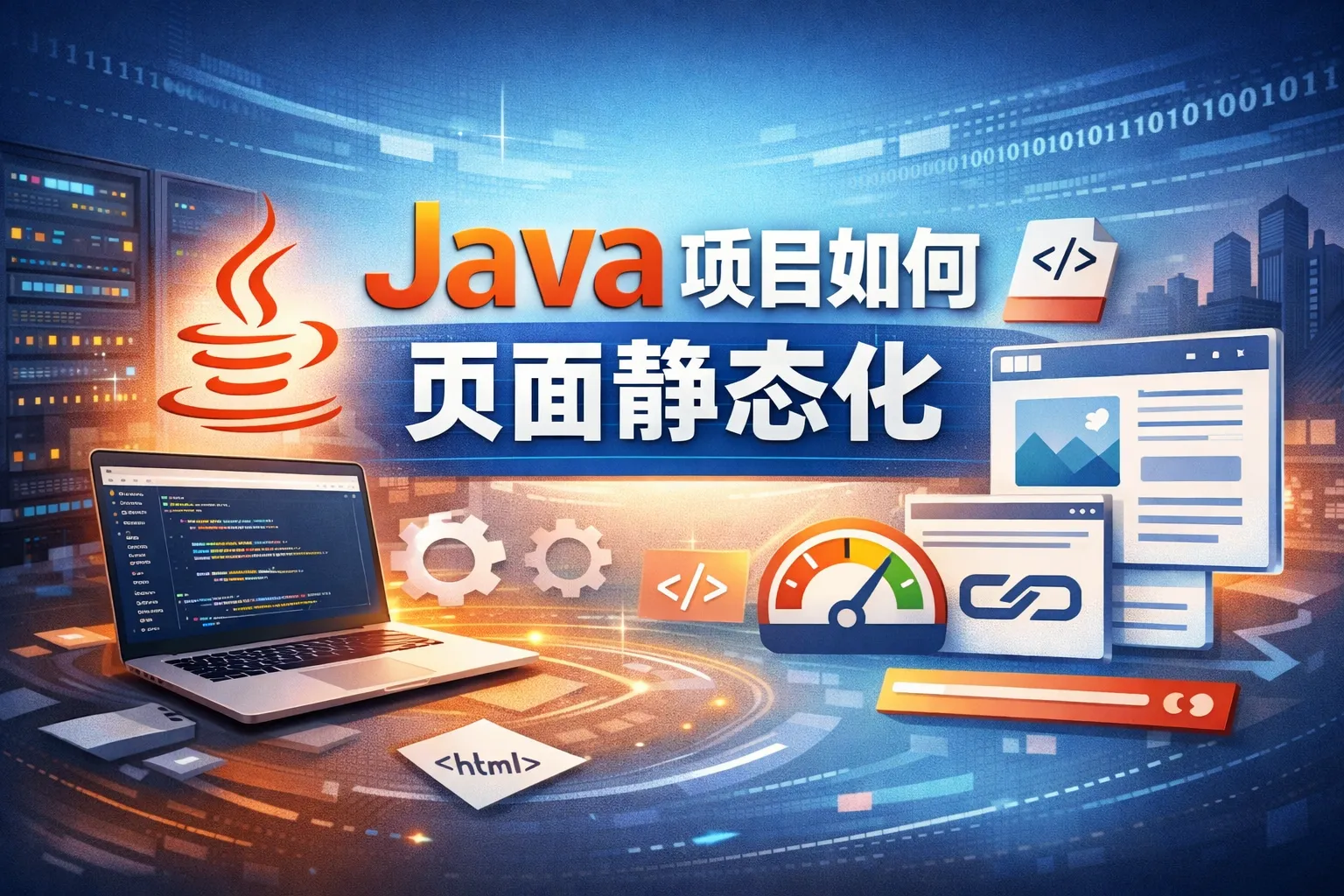 java项目如何页面静态化