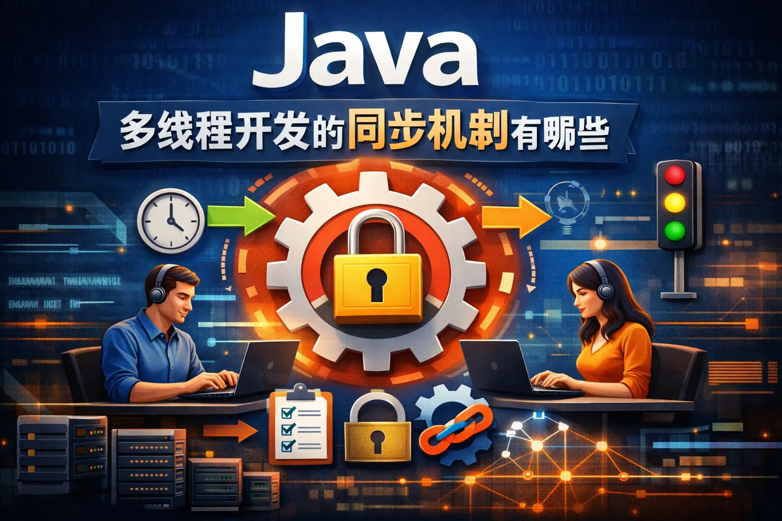 java多线程开发的同步机制有哪些