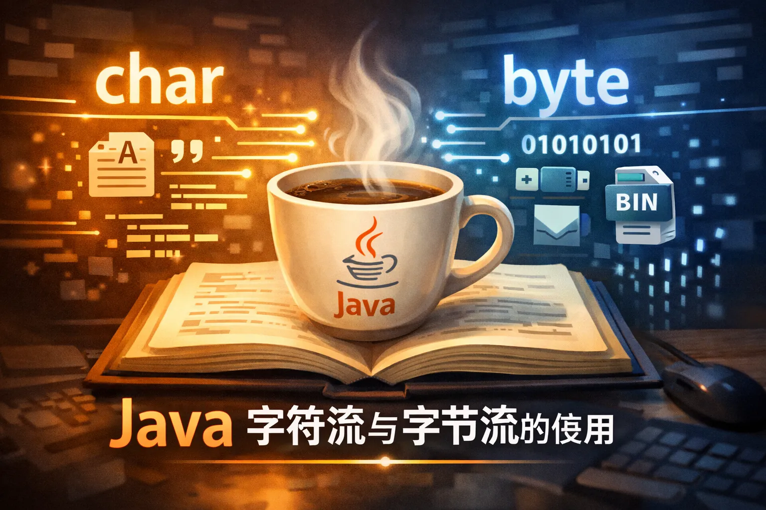 java字符流和字节流的如何使用