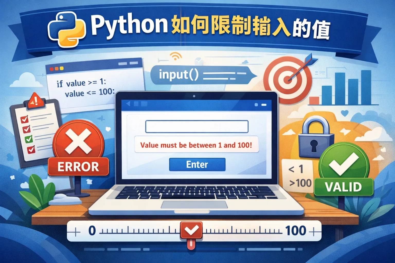 python如何限制输入的值