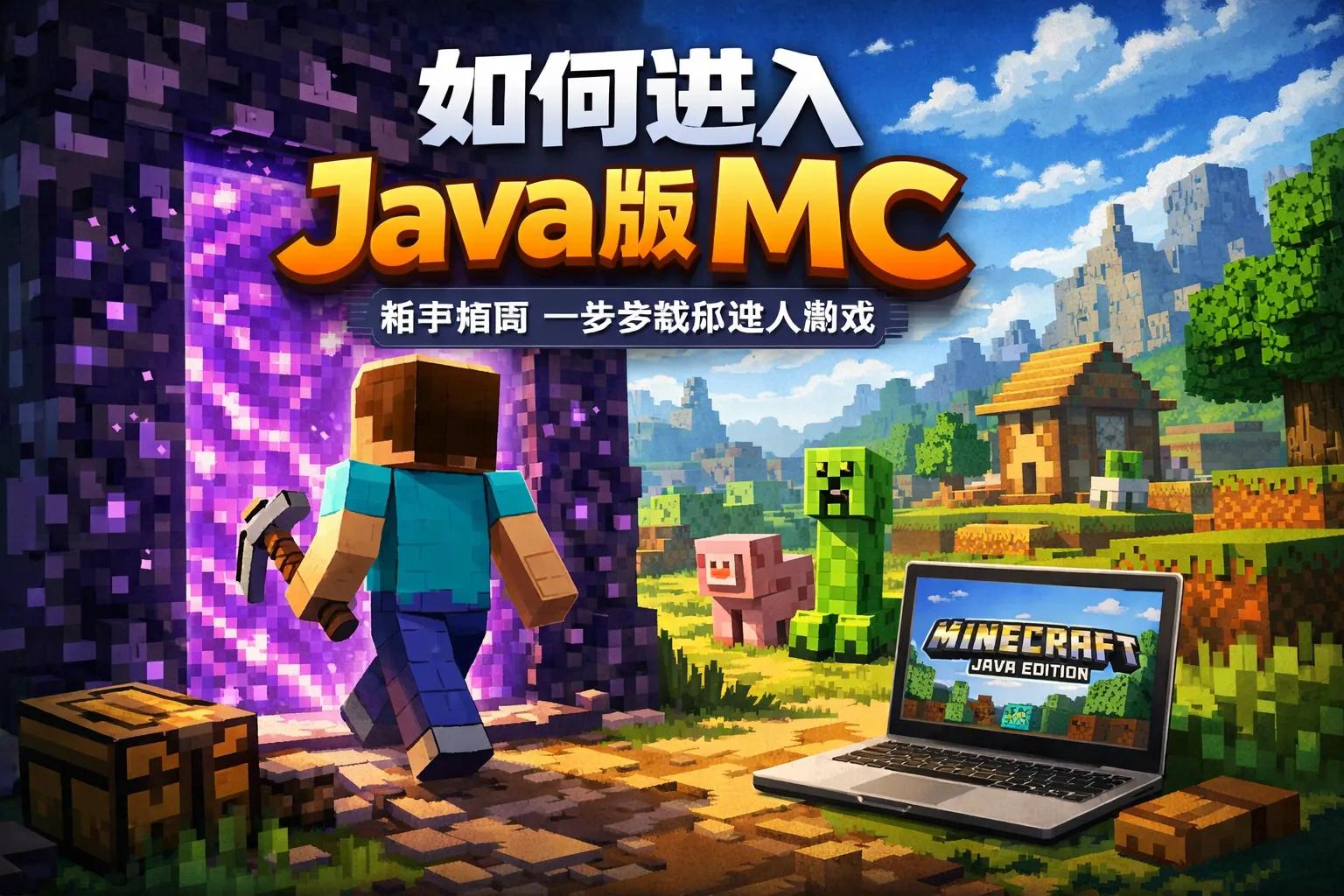 Java Mc Pic 如何进入java版mc