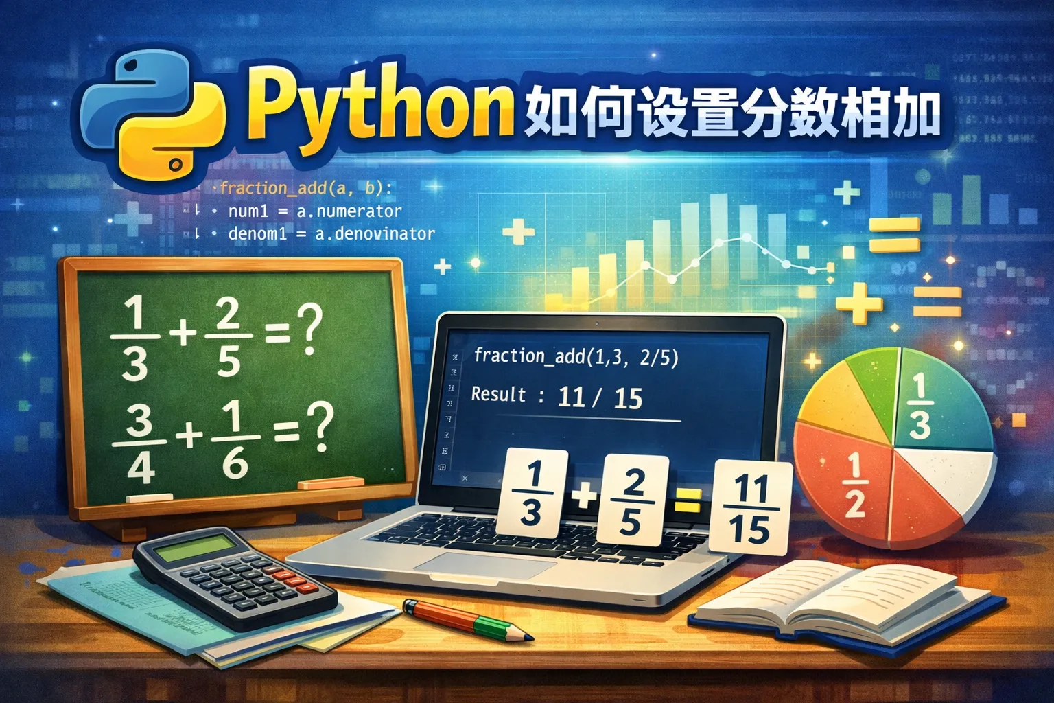 python如何设置分数相加