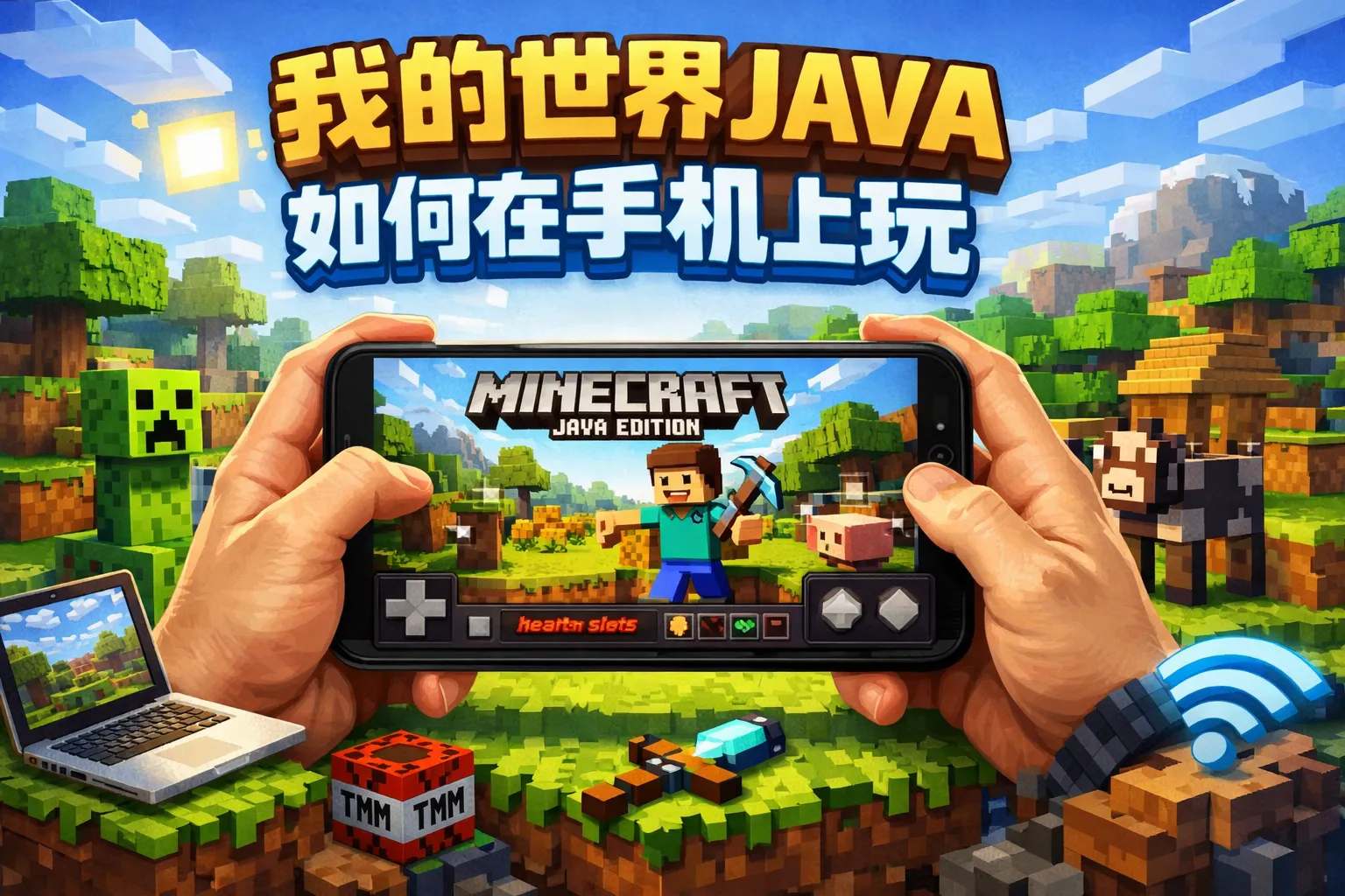 我的世界java如何在手机上玩