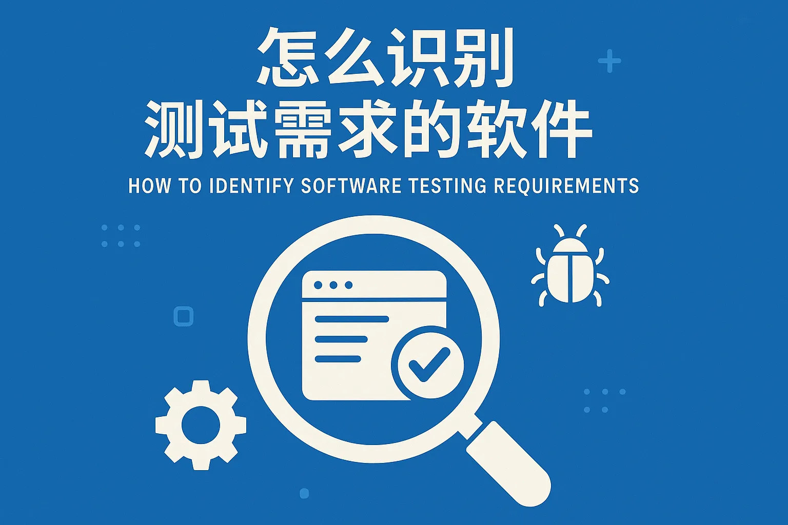 怎么识别测试需求的软件