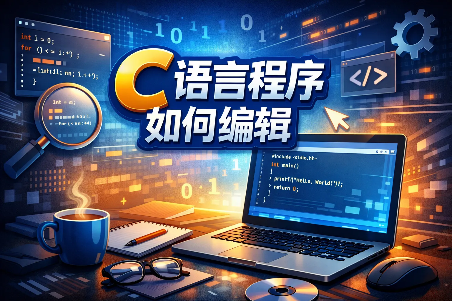 c语言程序如何编辑