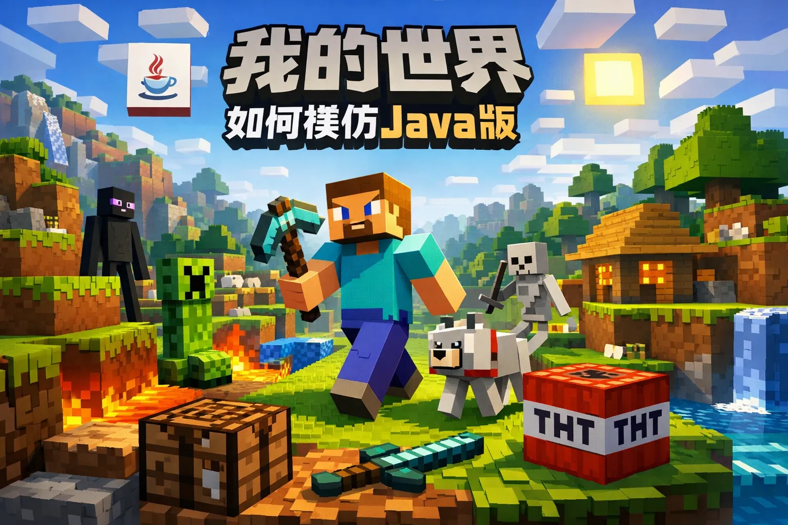 我的世界如何模仿java版