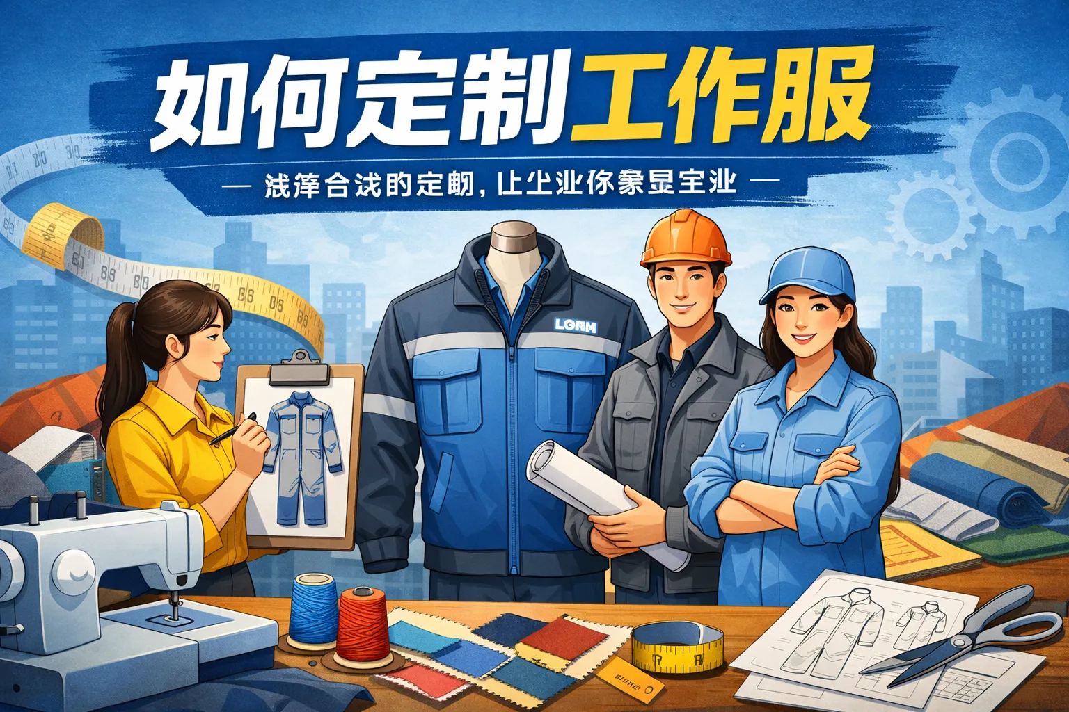 如何定制工作服