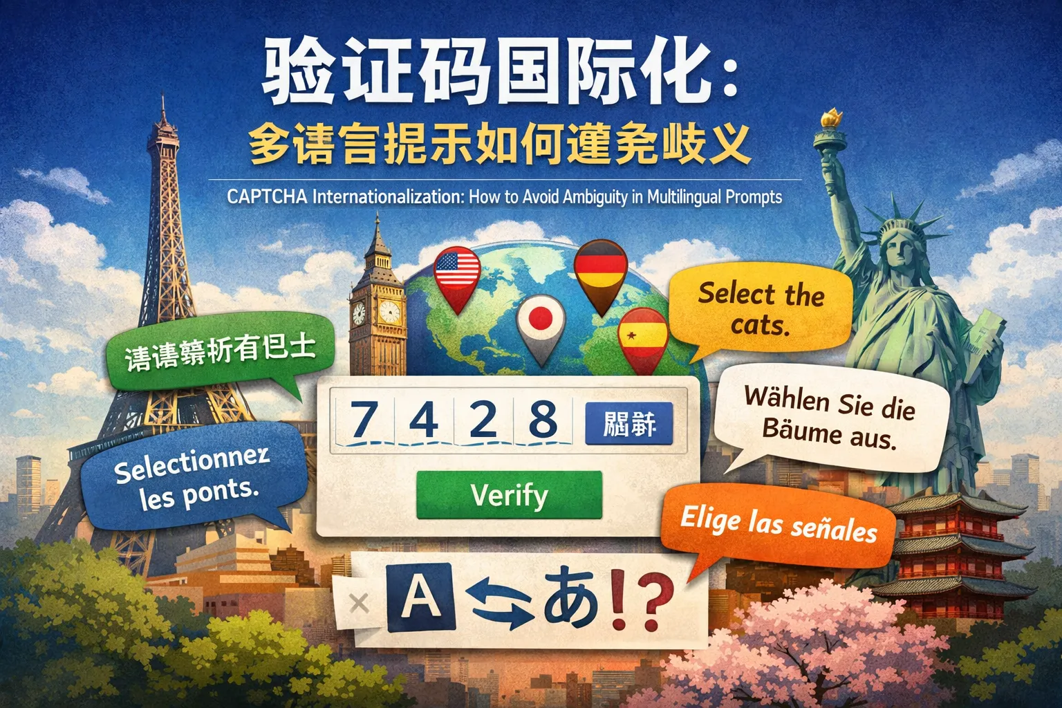 验证码国际化:多语言提示如何避免歧义