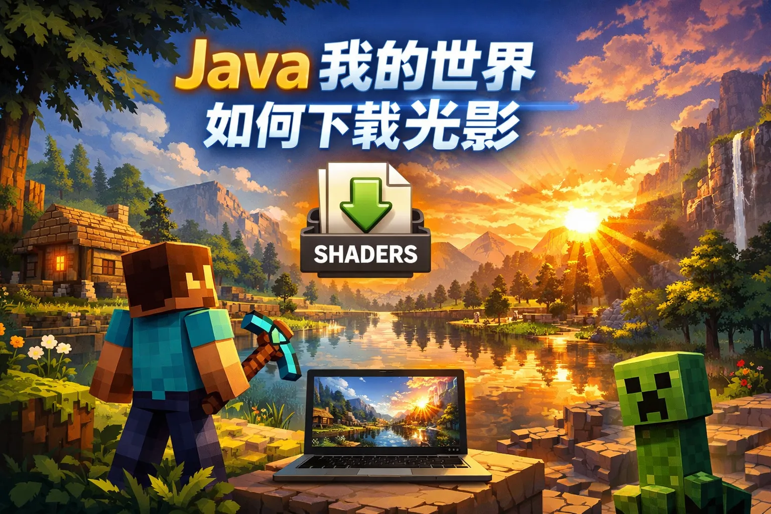 java我的世界如何下载光影