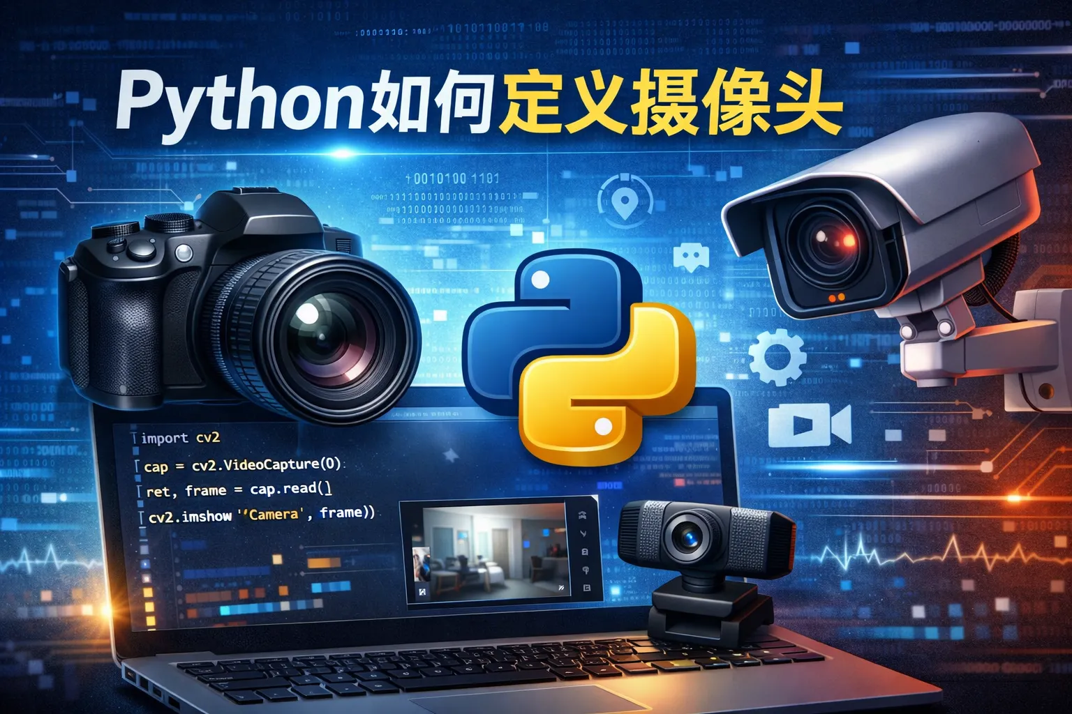python如何定义摄像头
