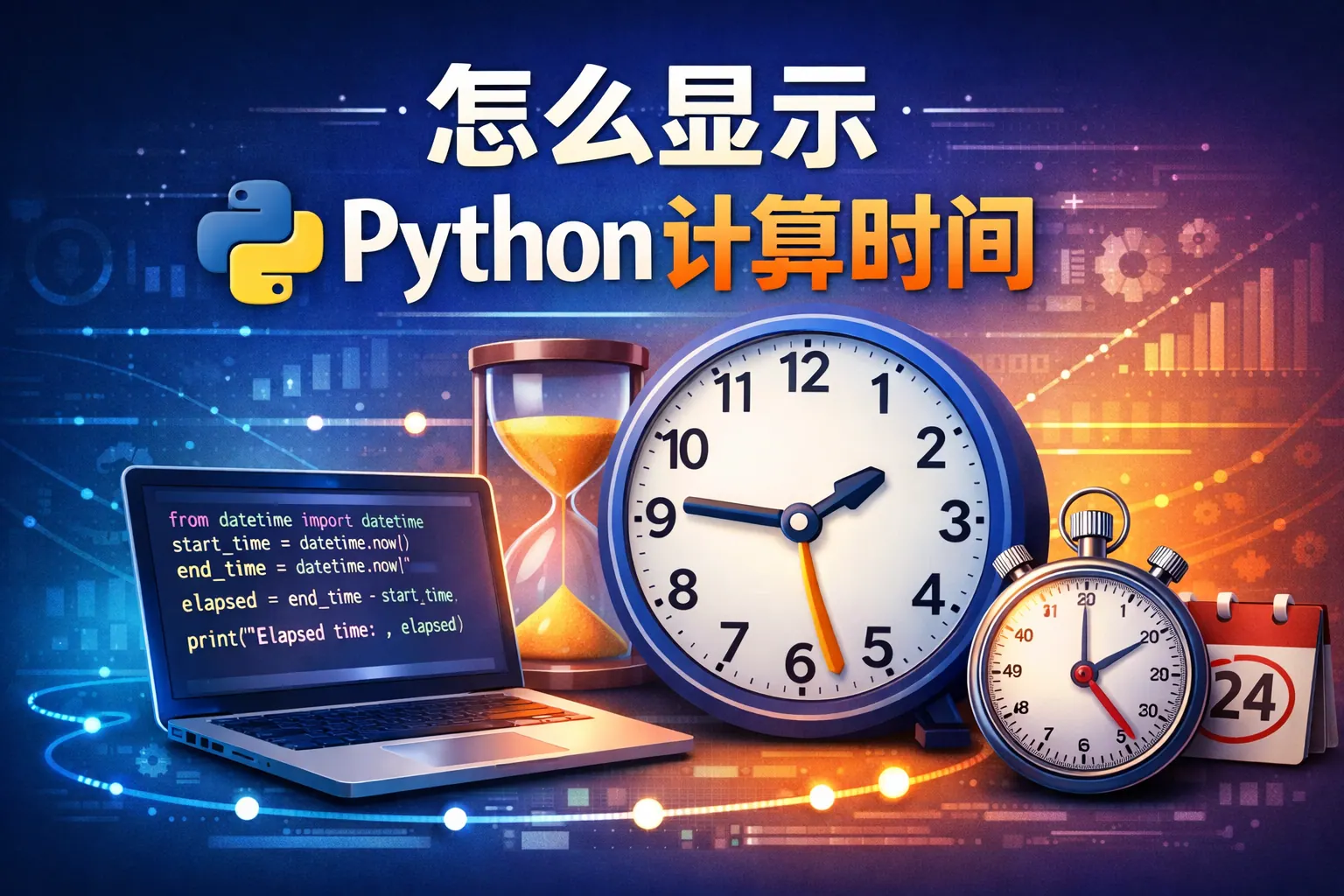 怎么显示python计算时间