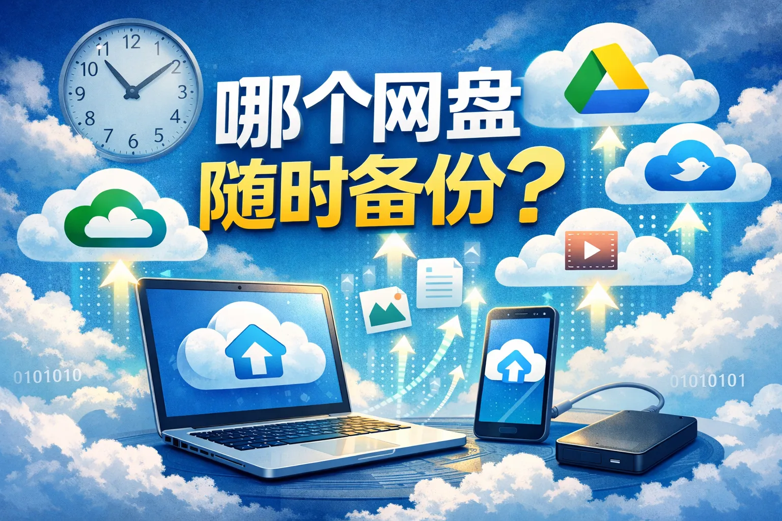 哪个网盘随时备份