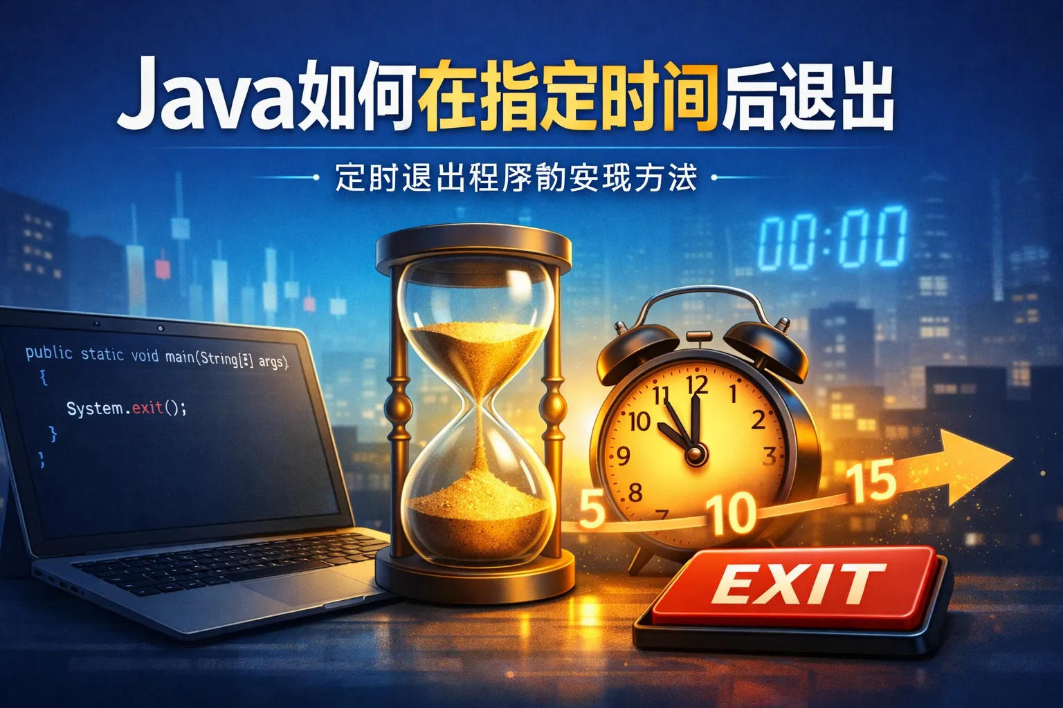 java如何在指定时间后退出