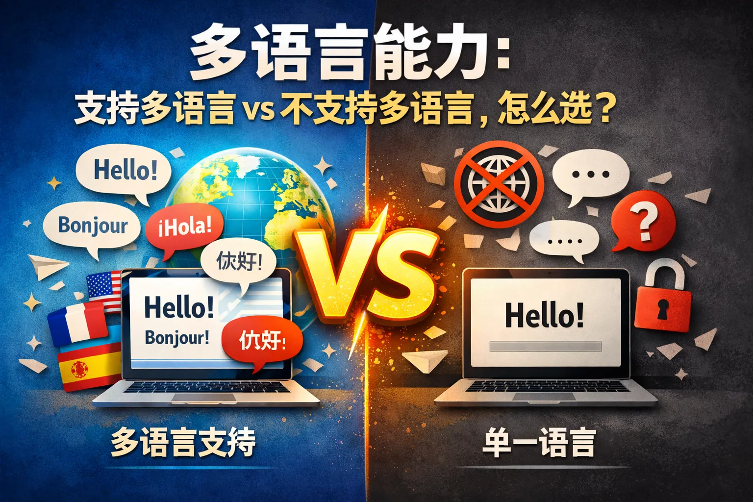 多语言能力:支持多语言vs不支持多语言,怎么选?
