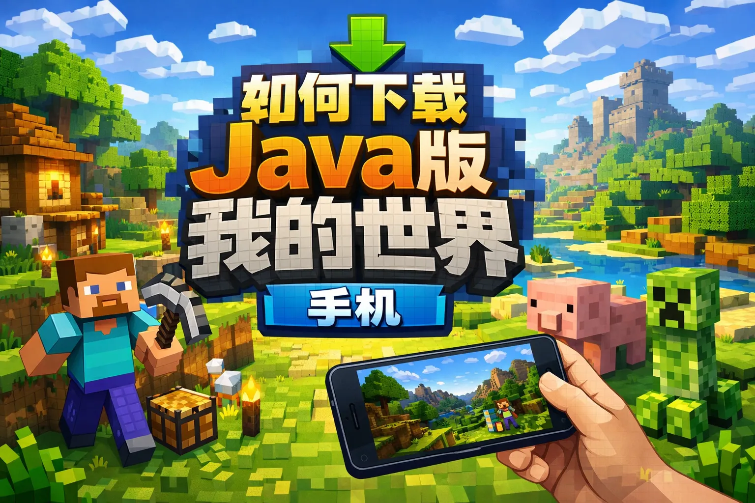 如何下载java版我的世界 手机