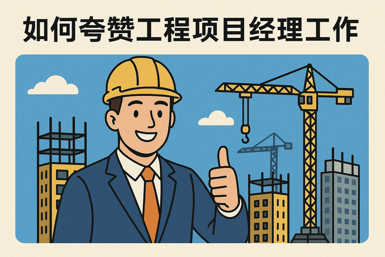 如何夸赞工程项目经理工作