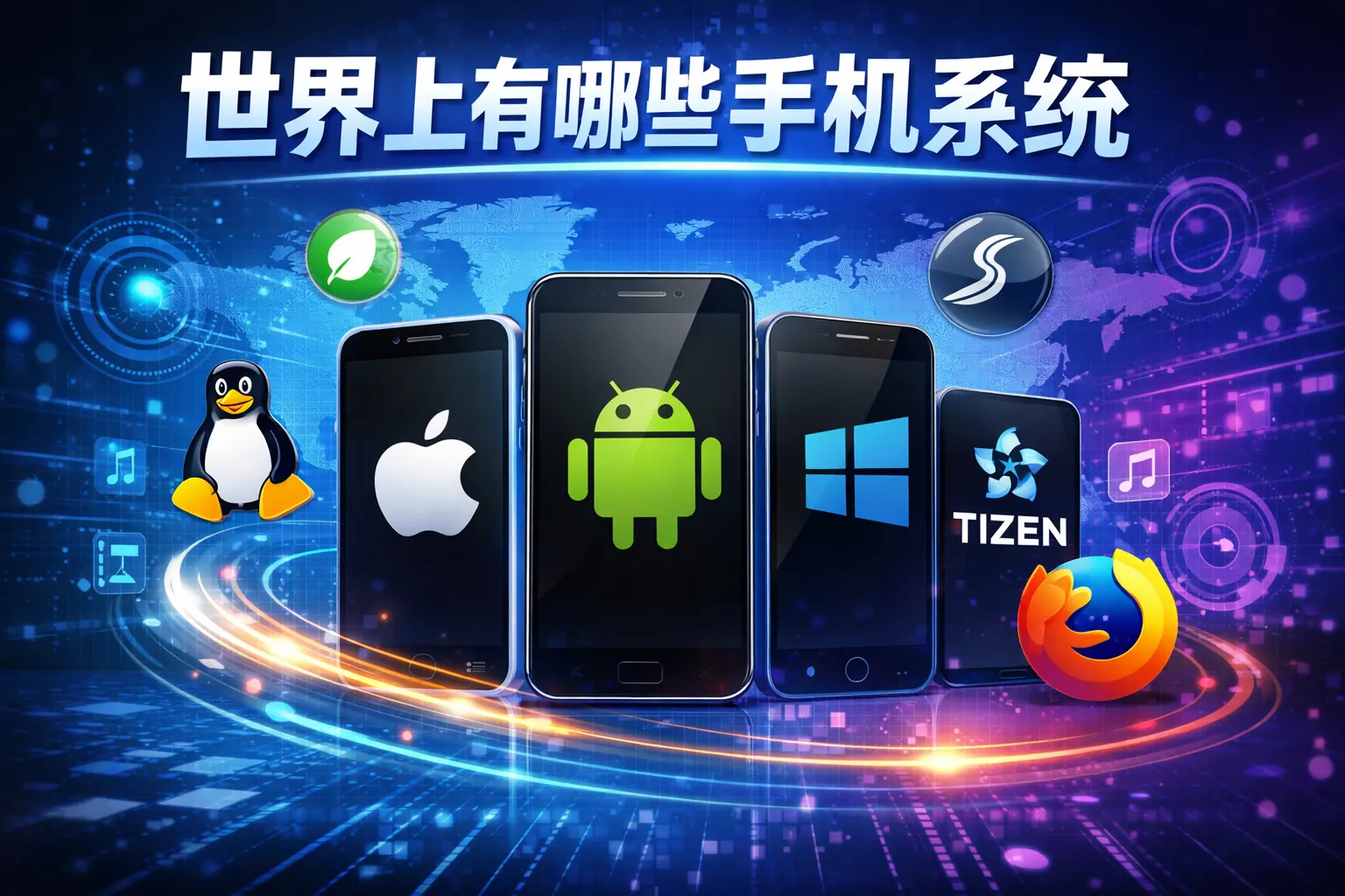 世界上有哪些手机系统