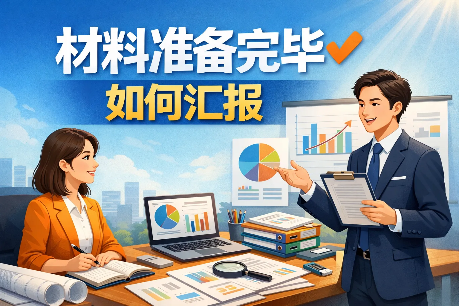 材料准备完毕如何汇报