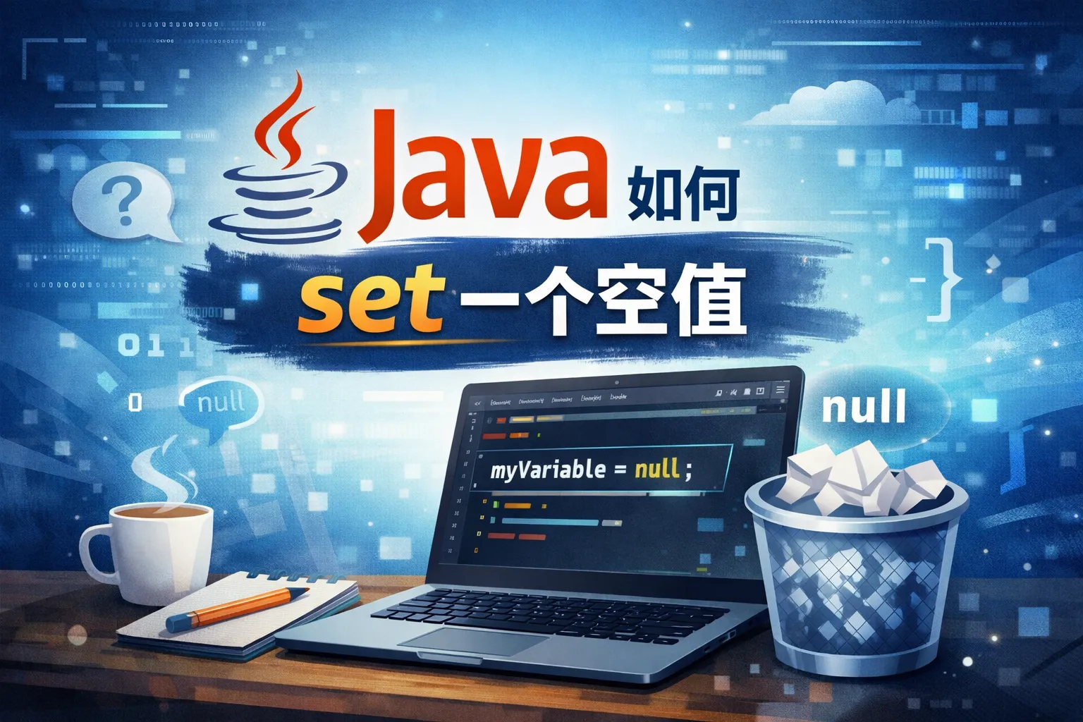 java如何set一个空值