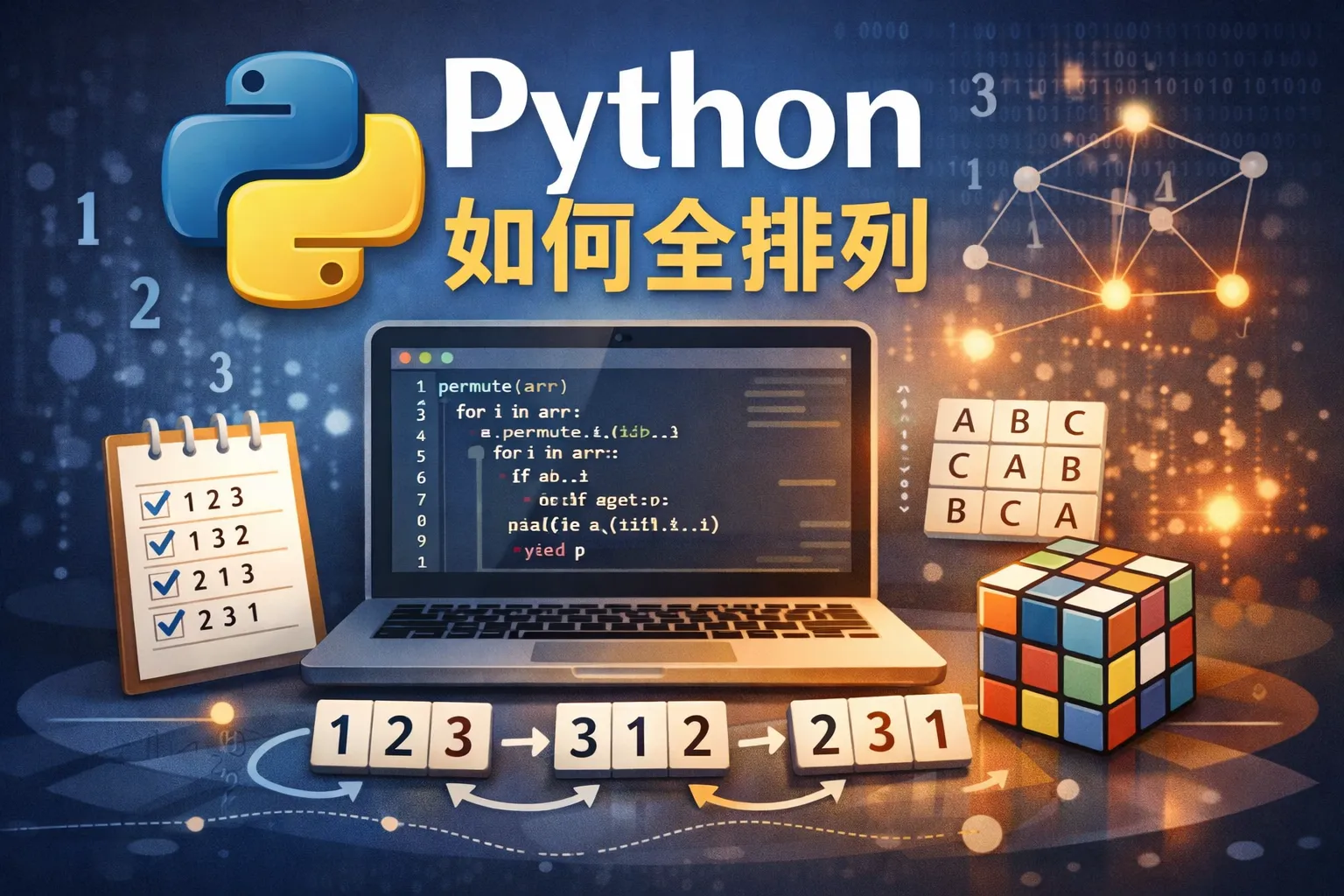 python如何全排列