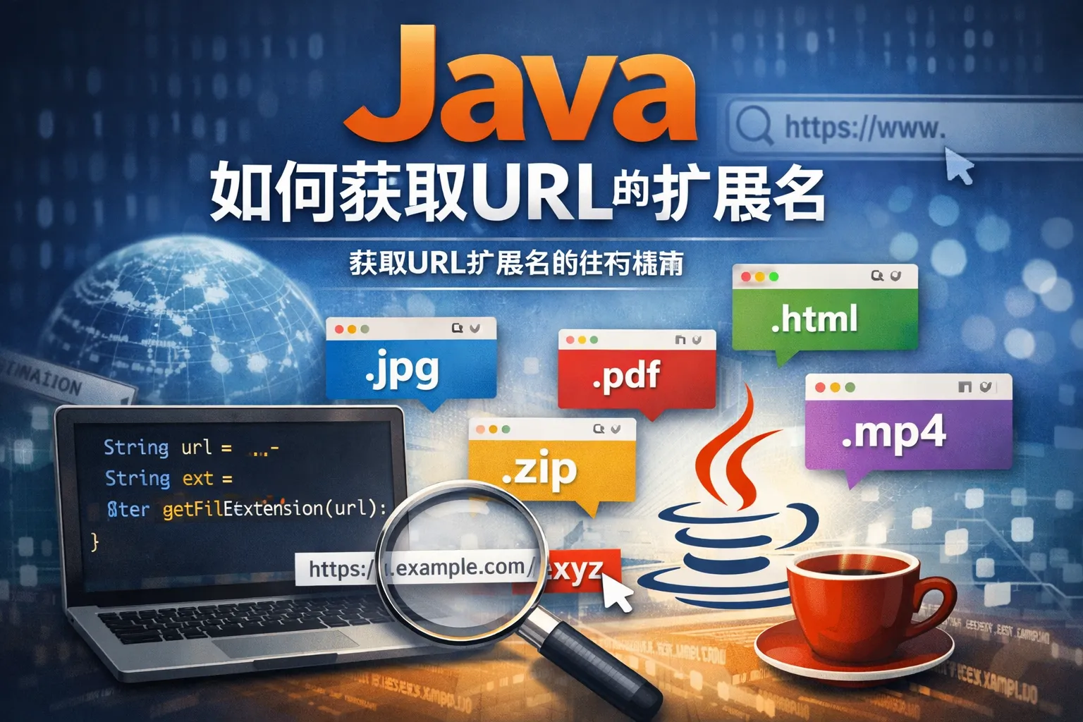 java如何获取url的扩展名