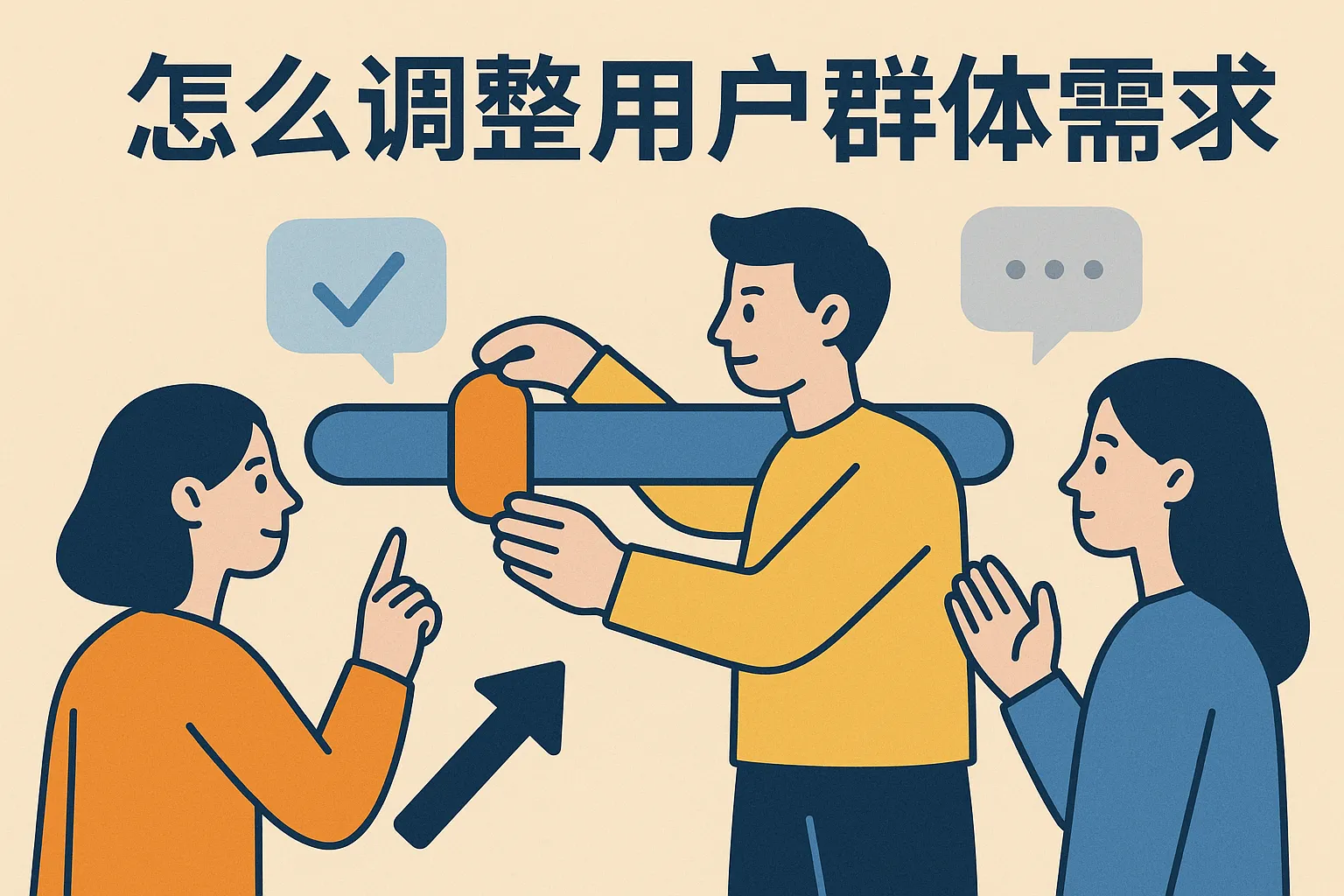 怎么调整用户群体需求