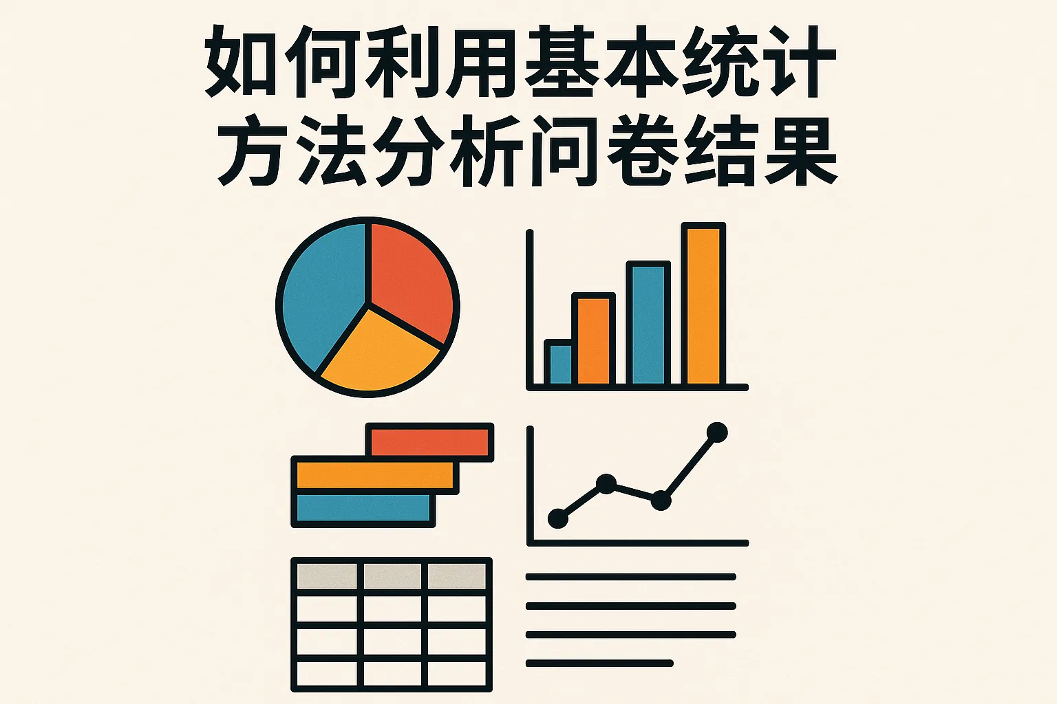 如何利用基本统计方法分析问卷结果