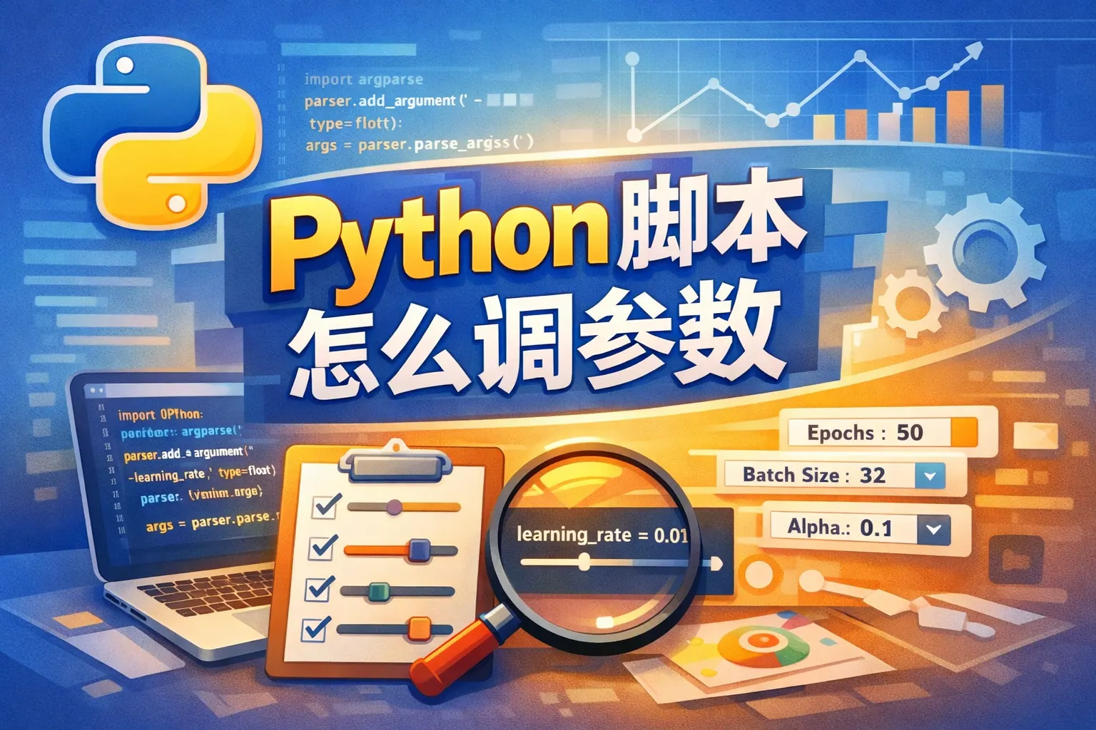 python脚本怎么调参数