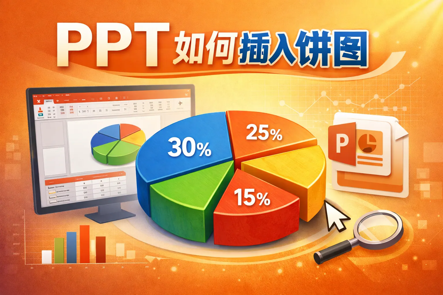 ppt如何插入饼图